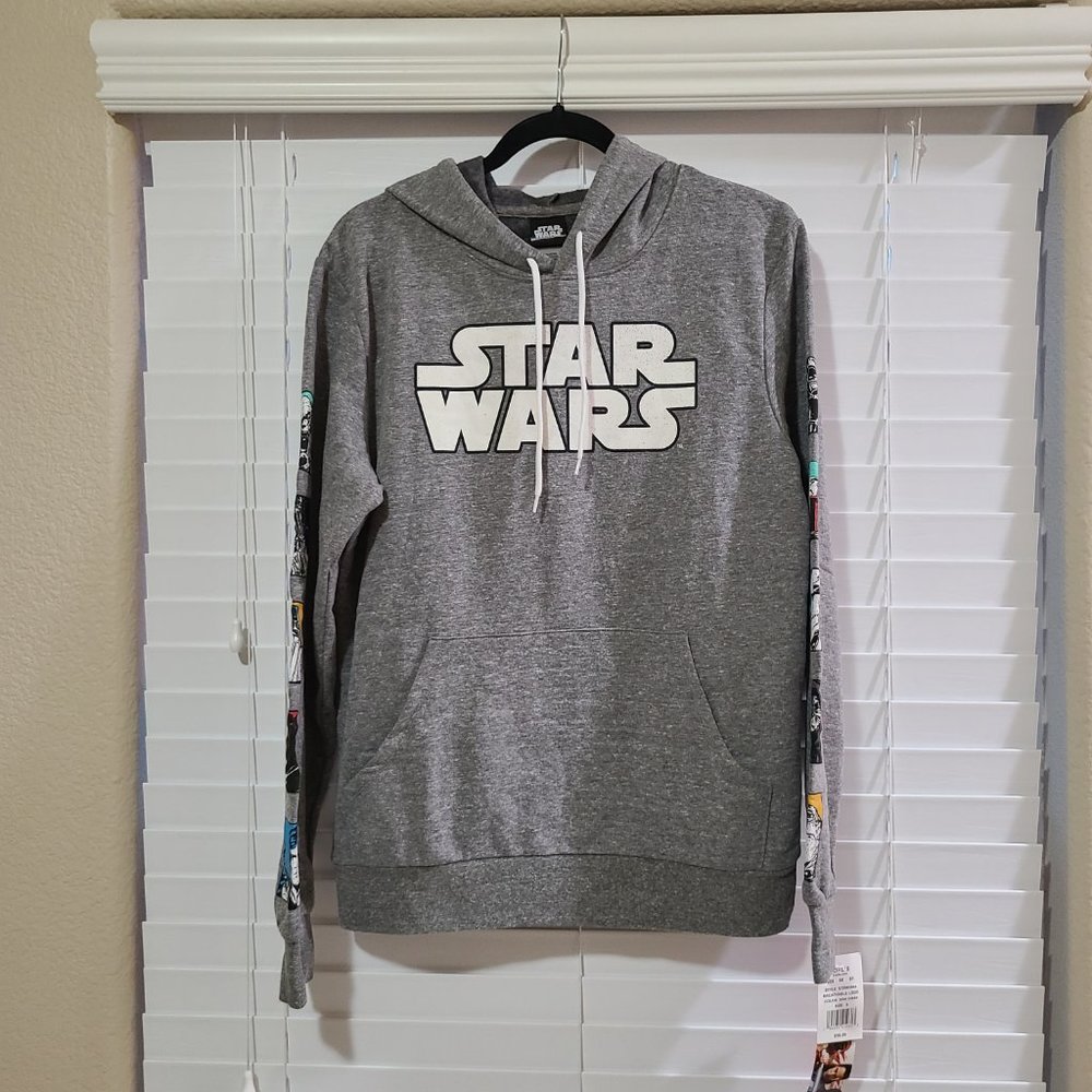 NWT - Star Wars Heather Gray Sweatshirt - Size Small